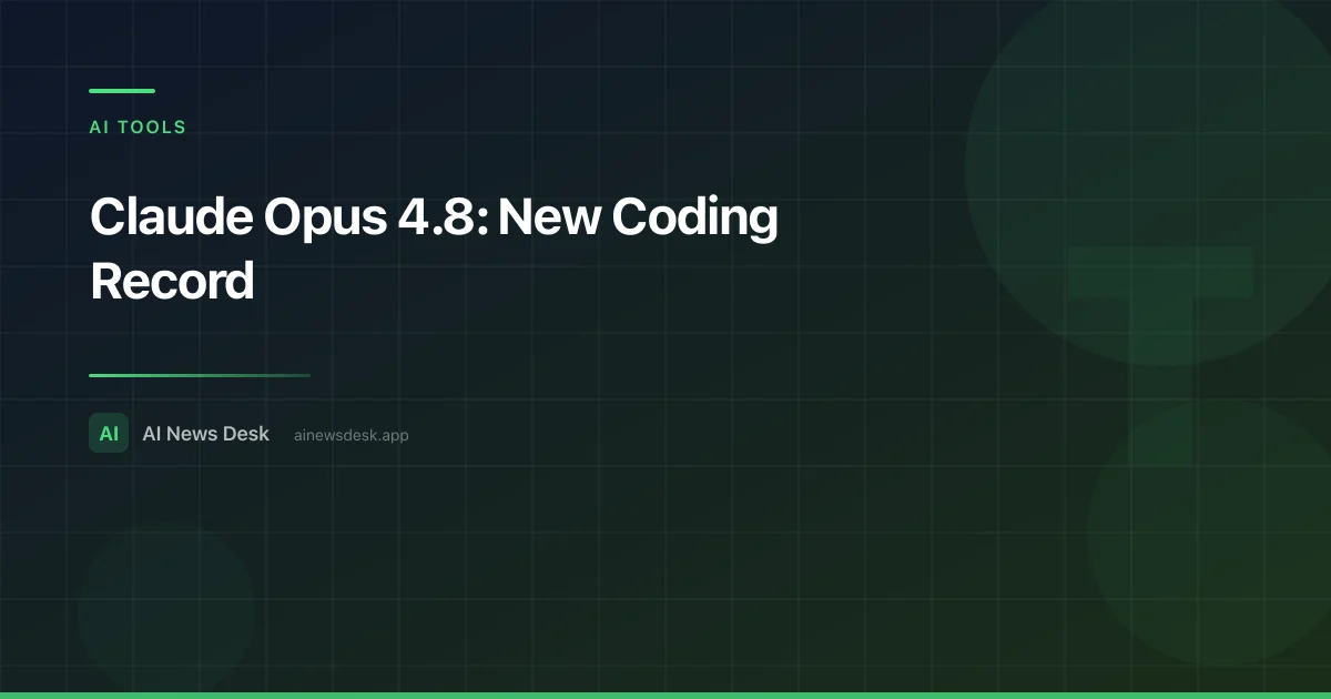 Claude Opus 4.8: The New Coding Record, Tested