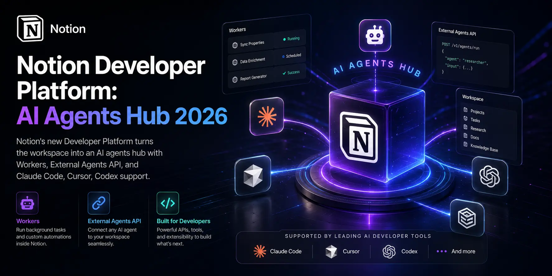 Notion Developer Platform: AI Agents Hub 2026