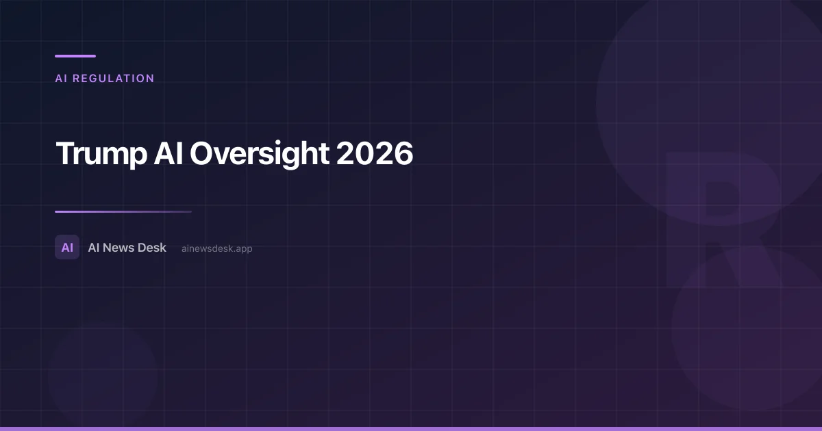 Trump AI Oversight: The 2026 Policy Reversal Explained