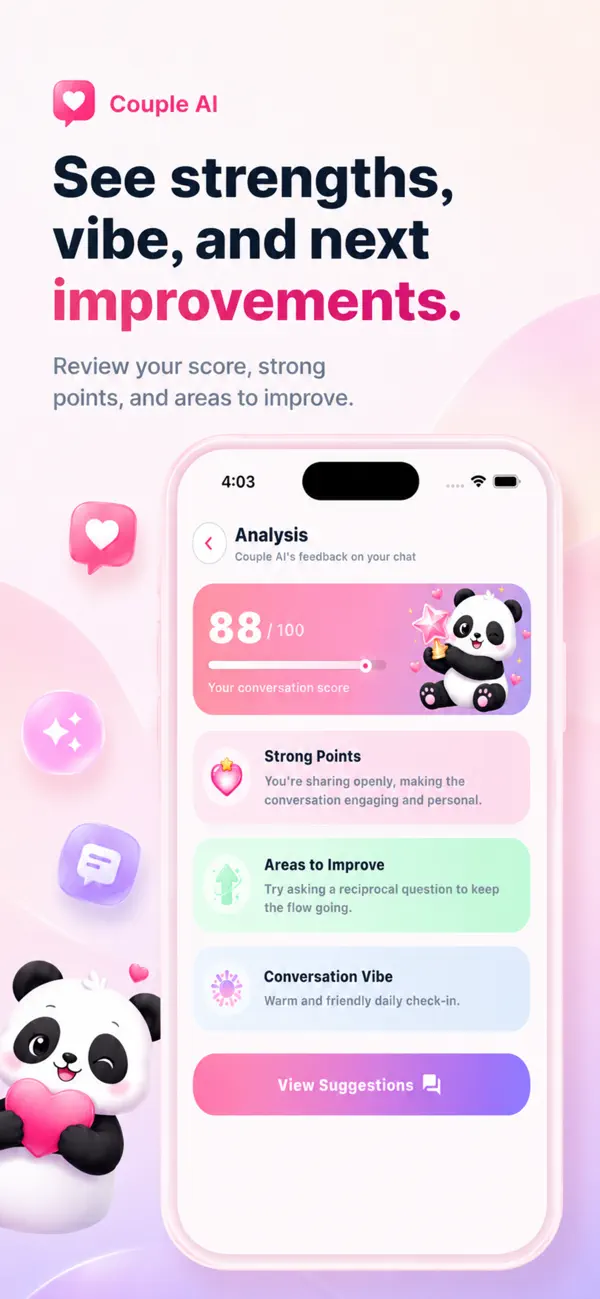 Couple AI - Chat Advisor screenshot 3 — mobile app interface built with Flutter