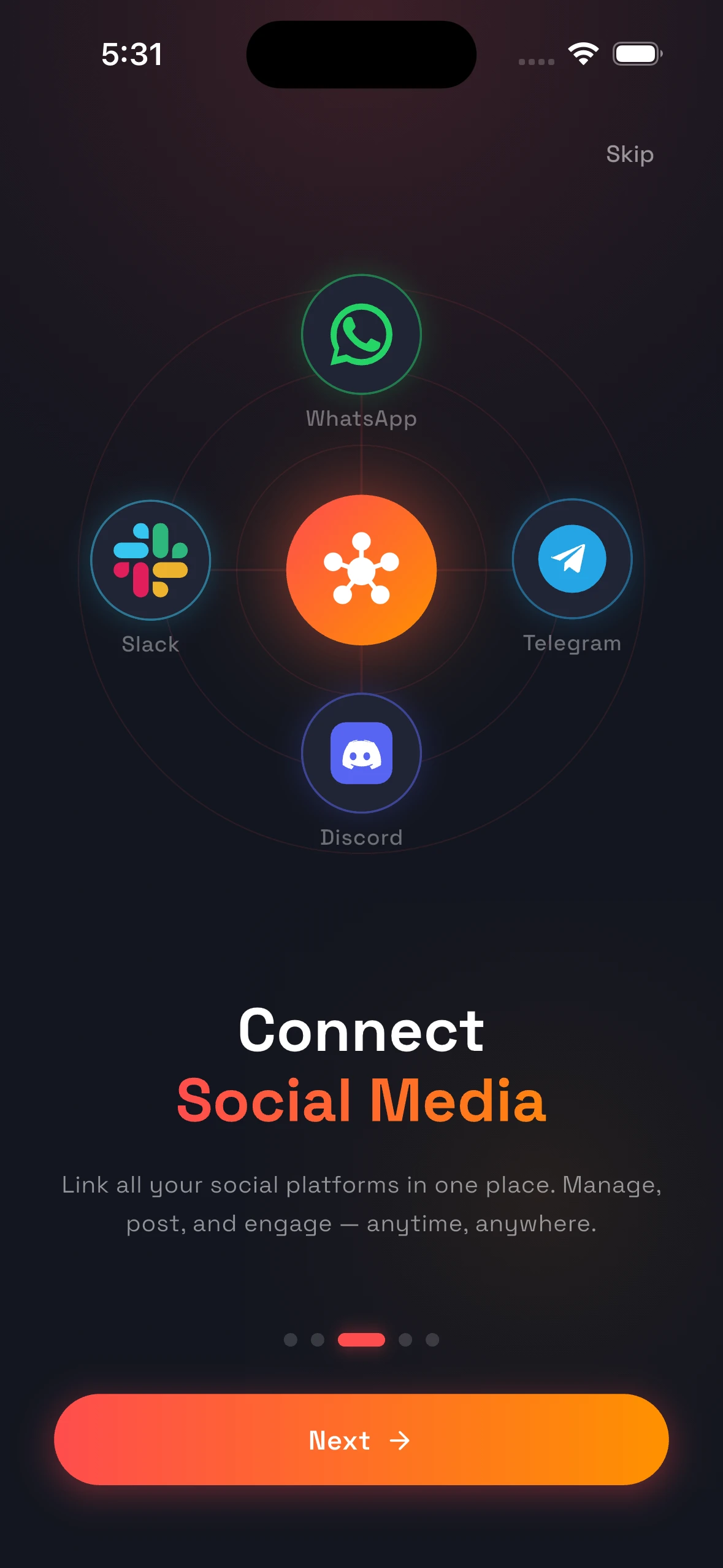 EasyBot — Personal AI Agents screenshot 4 — mobile app interface built with Flutter