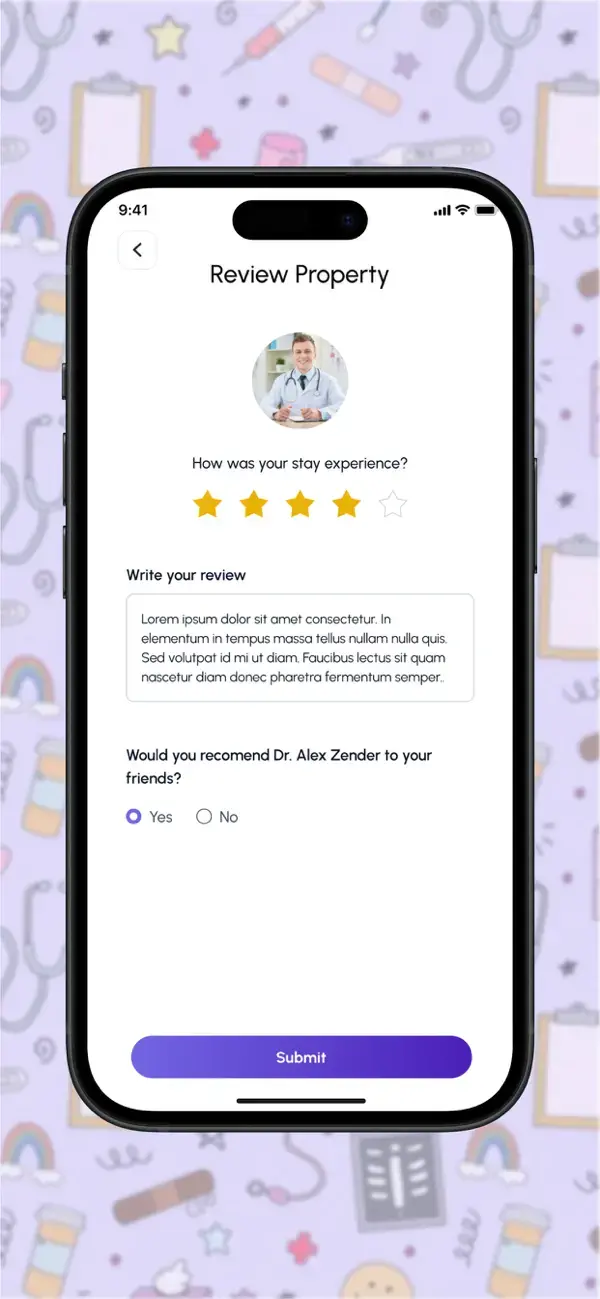 Hosting Healthcare screenshot 5 — mobile app interface built with Flutter