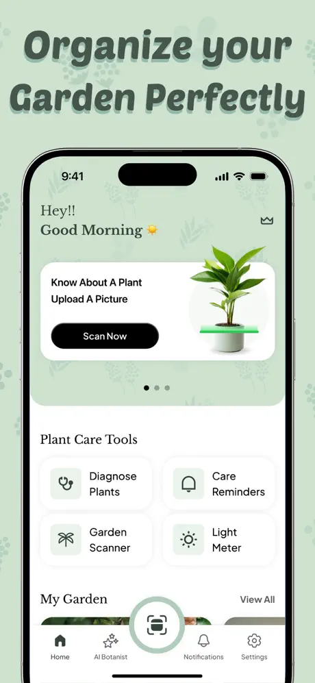 Plant Identifier - AI Plant Care screenshot 5 — mobile app interface built with Flutter