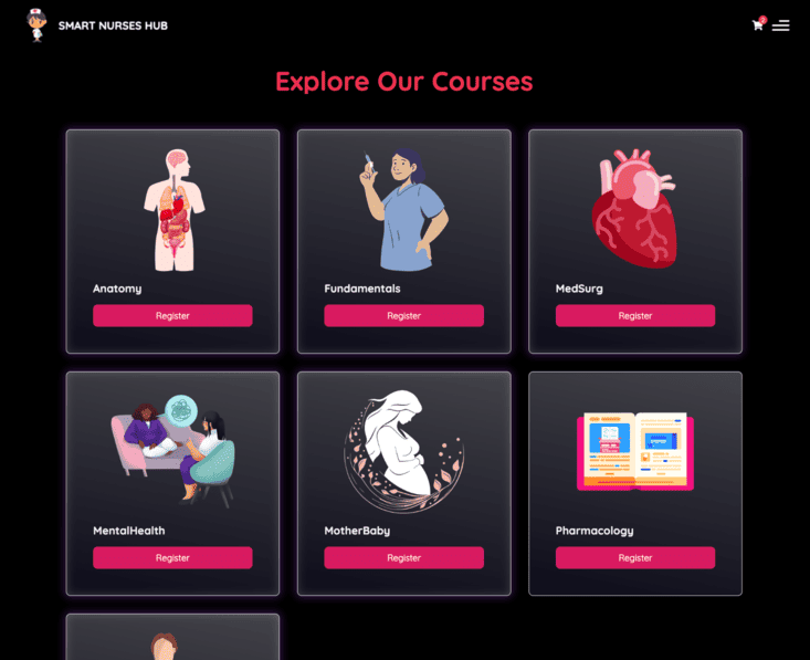 SmartNurses Hub Website screenshot 3